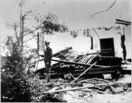 Castleberry residence after the 1903 tornado