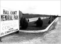 Hall County Memorial Park cemetery