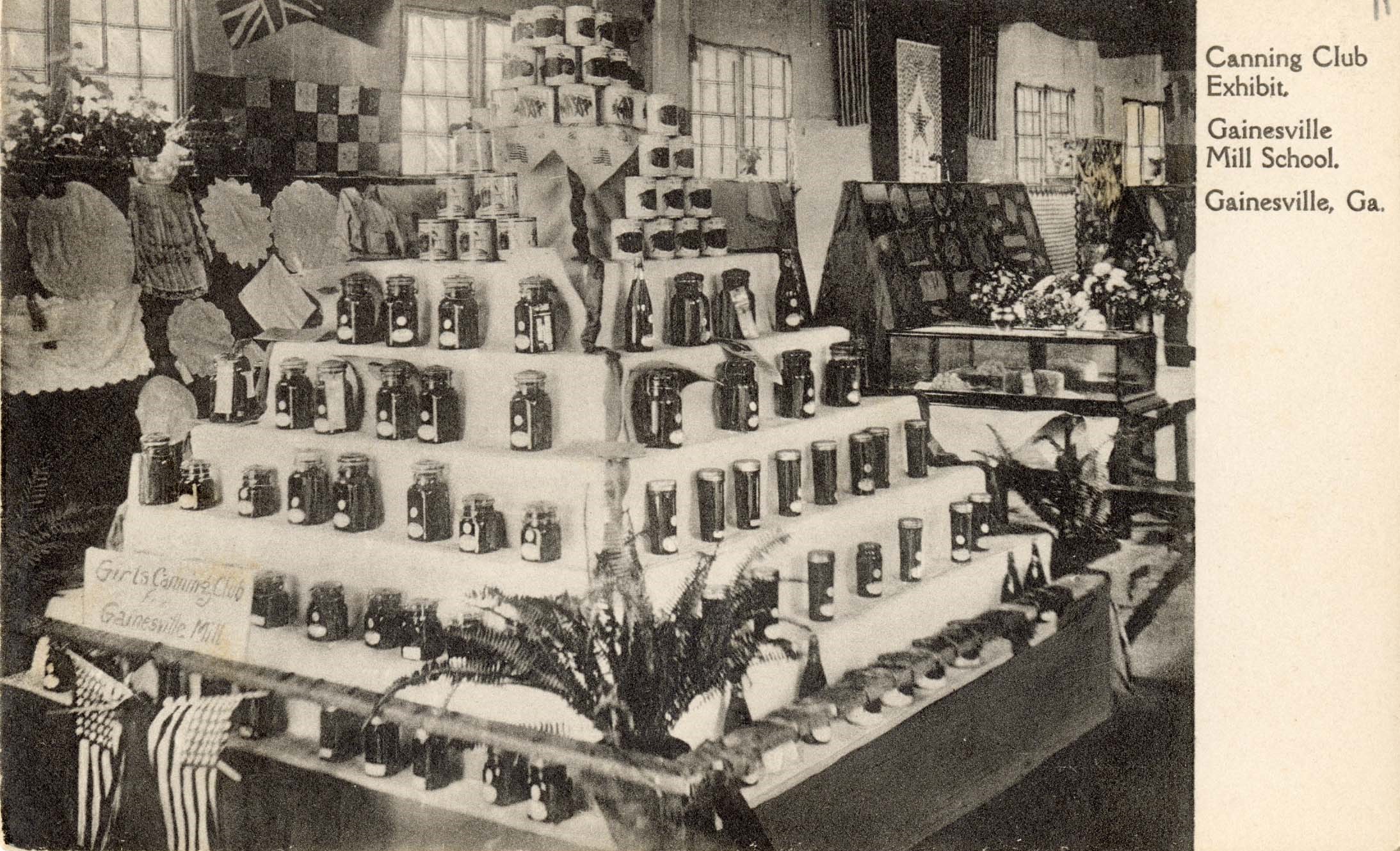 Canning Club Exhibit