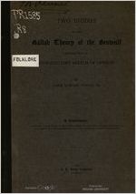 Two studies on the ballad theory of the Beowulf, together with an introductory sketch of opinion ...