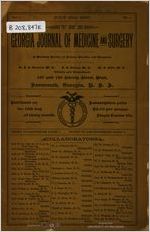 The Georgia journal of medicine and surgery