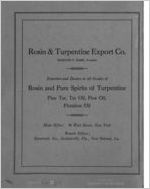 Naval stores; history, production, distribution and consumption,