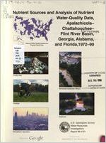 Nutrient sources and analysis of nutrient water-quality data, Apalachicola-Chattahoochee-Flint River basin, Georgia, Alabama, and Florida, 1972-90 / by Elizabeth A. Frick, Gary R. Buell, and Evelyn E. [i.e. H.] Hopkins