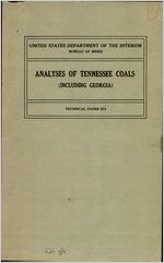 Analyses of Tennessee coals (including Georgia)