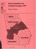 Forest statistics for central Georgia, 1997 / Michael T. Thompson