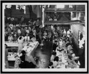 Photograph of a banquet, Perry, Georgia, 1945