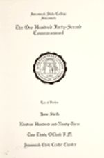 One Hundred Forty Second Commencement June 6, 1993 Savannah State College