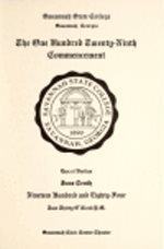 One Hundred Twenty Ninth Commencement June 10, 1984 Savannah State College