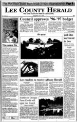 Lee County herald, 1996 July 31