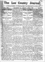 The Lee County journal, 1904 April 1