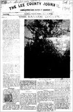 The Lee County journal, 1904 September 30