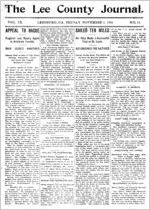 The Lee County journal, 1904 November 4