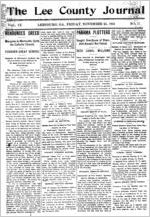 The Lee County journal, 1904 November 25