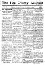 The Lee County journal, 1904 December 2