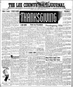 The Lee County journal, 1956 November 23