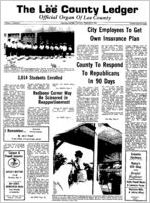 The Lee County ledger, 1981 September 3