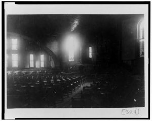 [Interior view of unidentified auditorium in Georgia]