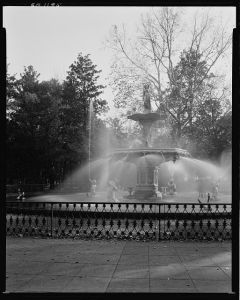 Forsyth Park fountain, Savannah, Chatham County, Georgia