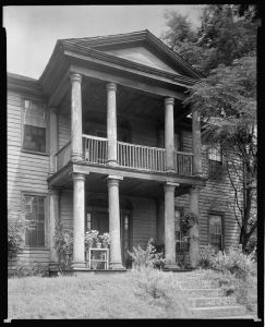 Golding - Gerdine House, Columned Porch, Athens, Clarke County, Georgia