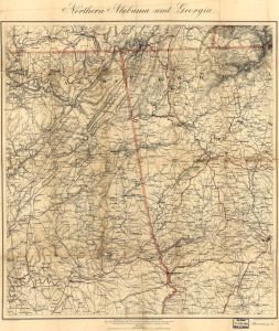 Northern Alabama and Georgia