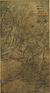 Birds-eye map of the Western and Atlantic R.R., the great Kennesaw route; Army operations, Atlanta campaign, 1864.