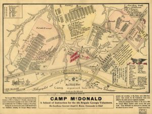 Camp McDonald; a school of Instruction for the 4th Brigade Georgia Volunteers