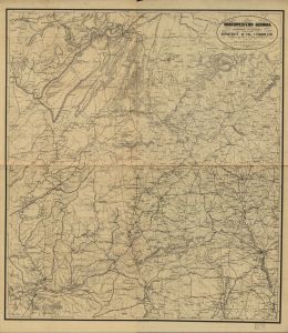 Northwestern Georgia (with portions of the adjoining States of Tennessee and Alabama) being part of the Department of the Cumberland