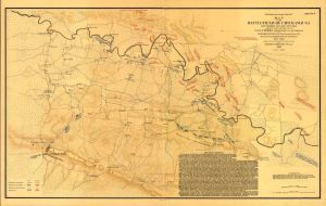 Map of the battlefield of Chickamauga, September 19th and 20th 1863.