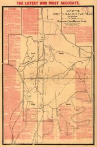 Map of the Chickamauga battle-field, Georgia