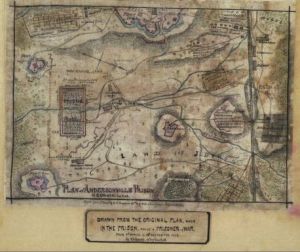 Plan of Andersonville Prison, Georgia. Aug. 1864.