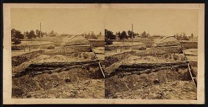 View from rebel fort on Peach Tree Street, looking north, Atlanta, Ga., Nov. 1864