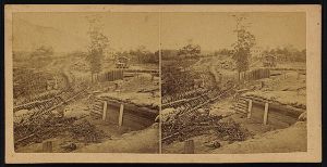 Rebel fortifications, north side of the city, Atlanta, Ga.