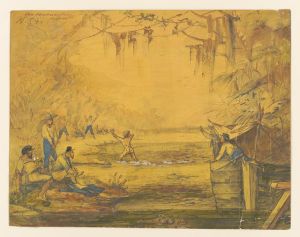 Sherman's men destroying railroad
