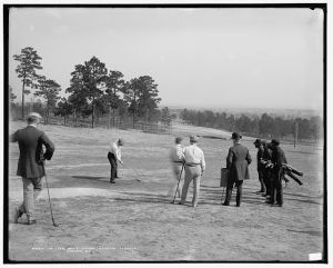 No. 1 tee, golf course, Hampton Terrace, Augusta, Ga.