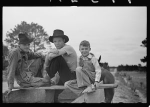 Farm boys at Irwinville Farms, Georgia