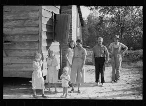 [Untitled photo, possibly related to: Resettled farmer who has failed to cooperate with Wolf Creek Farm Project, Georgia]