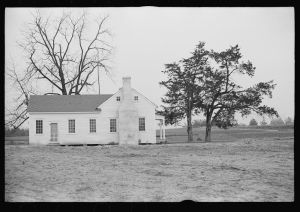 Resettlement-constructed homestead near Eatonton, Georgia. Briar Patch Project