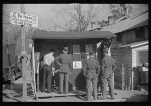 Photographer's booth in Hinesville, Georgia