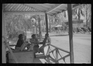 [Untitled photo, possibly related to: On the porch of a general store in Hinesville, Georgia]