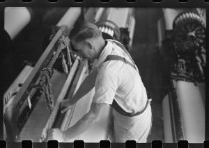 [Untitled photo, possibly related to: At the Mary-Leila cotton mill in Greensboro, Georgia]