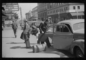 [Untitled photo, possibly related to: White porter (bellhop), Henry Grady Hotel, Atlanta, Georgia]