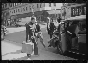 [Untitled photo, possibly related to: White porter (bellhop), Henry Grady Hotel, Atlanta, Georgia]
