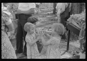 Picnic at Irwinville Farms, Georgia, on May Day