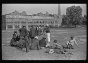 [Untitled photo, possibly related to: Baseball game, Atlanta, Georgia]