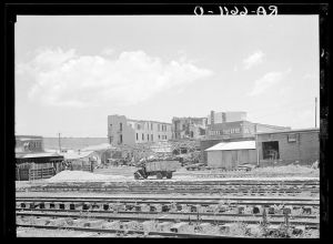 Gainesville, Georgia, showing the destruction of buildings resulting from the April 6 tornado which came very close to the Resettlement Administration project at Tupelo, Mississippi