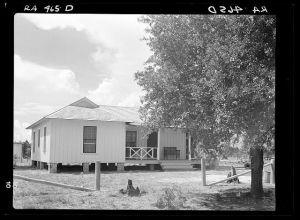 [Untitled photo, possibly related to: Home in Irwinville farms, a U.S. Resettlement Administration project, near Irwinville, Ga.]