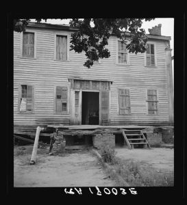 Antebellum plantation house. Greene County, Georgia