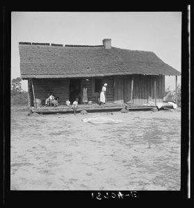 Colored tobacco sharecroppers home near Tifton, Georgia