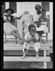 One of the Negro families moved from the Camp Stewart area near Hinesville, Georgia to Hazlehurst Farms