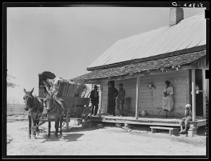 Former tenant moving into new house where he will be a day laborer. Southern Georgia
